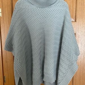 Lole Gray Knit Poncho